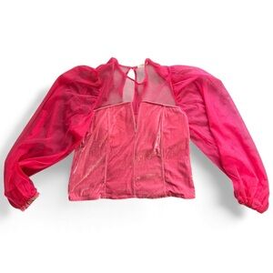 Dolls Kill Sweet My Wicked Wonder Corset Blouse NWOT bustier 3X neon rave